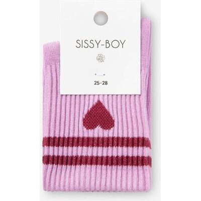 Sissy-Boy Chaussettes Avec Cœur - Violet Clair meisje 33-35 Sissy-Boy Chaussettes Avec Cœur - Violet Clair meisje 33-35
