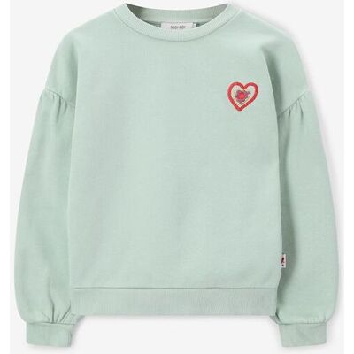 Sissy-Boy Sweat Avec Manches Bouffantes - Vert Clair meisje 98-104 Sissy-Boy Sweat Avec Manches Bouffantes - Vert Clair meisje 98-104