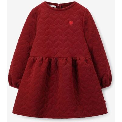 Sissy-Boy Robe Sweat Avec Cœurs - Rouge Foncé meisje 122-128 Sissy-Boy Robe Sweat Avec Cœurs - Rouge Foncé meisje 122-128