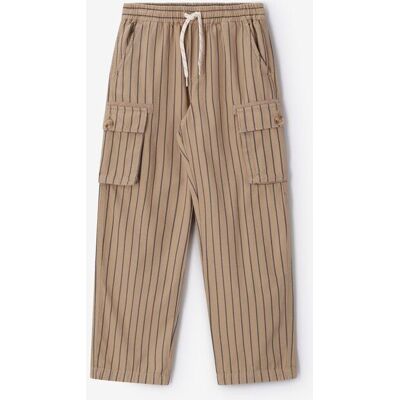 Sissy-Boy Pantalon Pull-on Rayé - Marron Clair jongen 146-152 Sissy-Boy Pantalon Pull-on Rayé - Marron Clair jongen 146-152