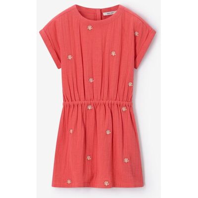 Sissy-Boy Robe Avec Broderies - Orange meisje 98-104 Sissy-Boy Robe Avec Broderies - Orange meisje 98-104