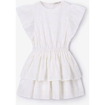 Sissy-Boy Robe Avec Broderies - Blanc meisje 110-116 Sissy-Boy Robe Avec Broderies - Blanc meisje 110-116