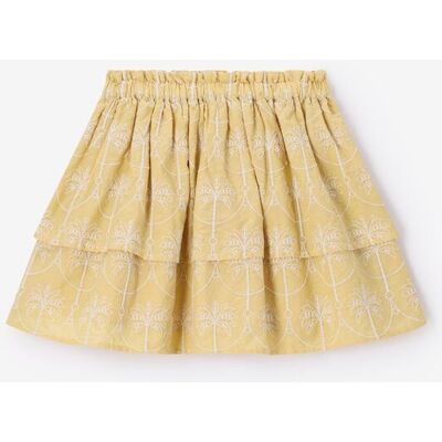 Sissy-Boy Jupe Avec Broderies - Jaune meisje 110-116 Sissy-Boy Jupe Avec Broderies - Jaune meisje 110-116