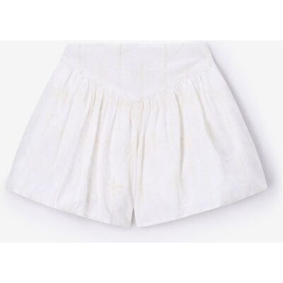 Sissy-Boy Jupe-short Avec Broderies - Blanc meisje 122-128 Sissy-Boy Jupe-short Avec Broderies - Blanc meisje 122-128