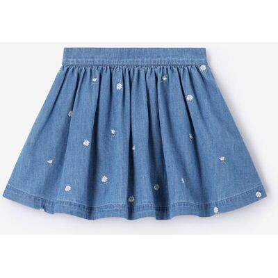 Sissy-Boy Jupe En Jean Avec Broderies - Bleu meisje 98-104 Sissy-Boy Jupe En Jean Avec Broderies - Bleu meisje 98-104