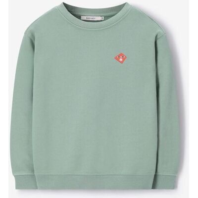 Sissy-Boy Sweat Avec Illustration - Vert Clair jongen 98-104 Sissy-Boy Sweat Avec Illustration - Vert Clair jongen 98-104