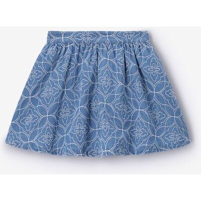 Sissy-Boy Jupe En Jean Avec Broderies - Bleu meisje 98-104 Sissy-Boy Jupe En Jean Avec Broderies - Bleu meisje 98-104