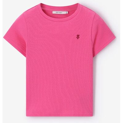 Sissy-Boy T-shirt Avec Broderie - Rose meisje 146-152 Sissy-Boy T-shirt Avec Broderie - Rose meisje 146-152