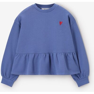 Sissy-Boy Sweat À Volants - Bleu meisje 146-152 Sissy-Boy Sweat À Volants - Bleu meisje 146-152