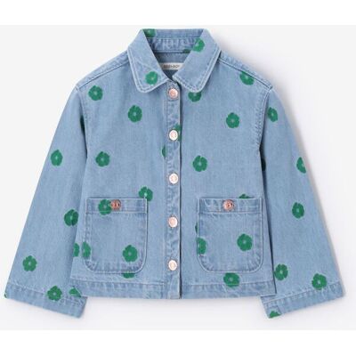 Sissy-Boy Veste En Jean Avec Fleurs Brodées - Bleu meisje 122-128 Sissy-Boy Veste En Jean Avec Fleurs Brodées - Bleu meisje 122-128