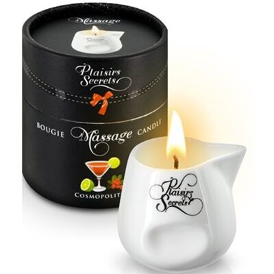 Bougie de Massage Plaisir Secret Cosmopolitan - 80ml - Qualité Française Bougie de Massage Plaisir Secret Cosmopolitan - 80ml - Qualité Française