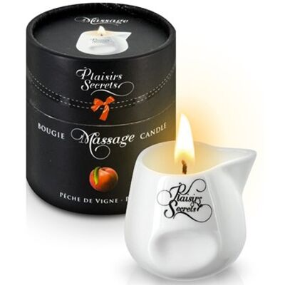 Plaisir Secret - Bougie de massage pêche de vigne 80 ml - Massage Candle Plaisir Secret - Bougie de massage pêche de vigne 80 ml - Massage Candle