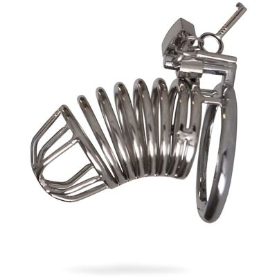 Rimba Cage de Chasteté Pénis métalliques et cadenas Rimba Cage de Chasteté Pénis métalliques et cadenas