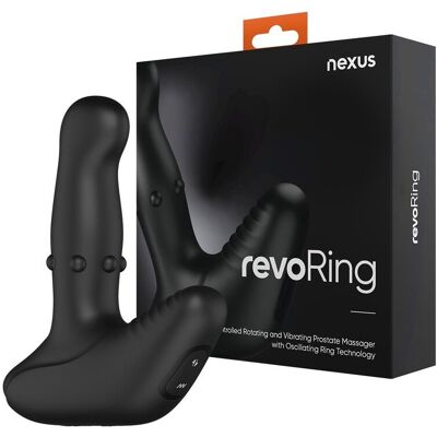 Nexus Vibromasseur prostatique RevoRing rotatif avec anneau stimulant et télécommande Nexus Vibromasseur prostatique RevoRing rotatif avec anneau stimulant et télécommande