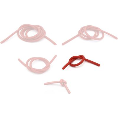 BDSMaster Tuyau flexible pour Seringue Pipe Flex M 50cm BDSMaster Tuyau flexible pour Seringue Pipe Flex M 50cm