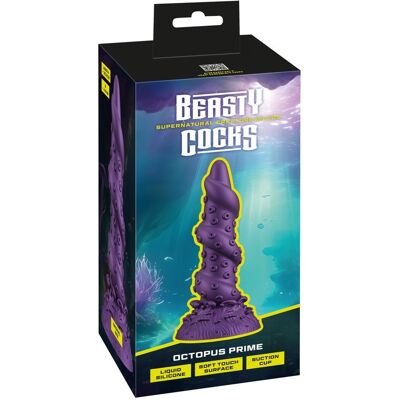 Beasty Cocks Octopus Prime - Dildo inspiré des tentacules, Flexible & Ventouse Beasty Cocks Octopus Prime - Dildo inspiré des tentacules, Flexible & Ventouse