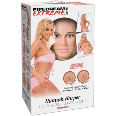 Pipedream Poupée d'amour grandeur nature - Visage 3D réaliste Pipedream Poupée d'amour grandeur nature - Visage 3D réaliste