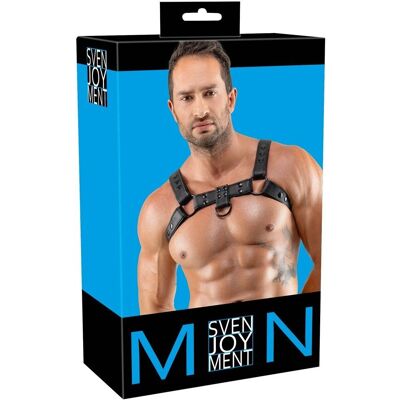 Svenjoyment Harnais de poitrine en similicuir avec détails métalliques Svenjoyment Harnais de poitrine en similicuir avec détails métalliques
