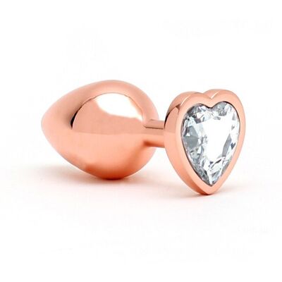 Rimba Plug Anal Coeur - Or Rose - Pisa Rimba Plug Anal Coeur - Or Rose - Pisa