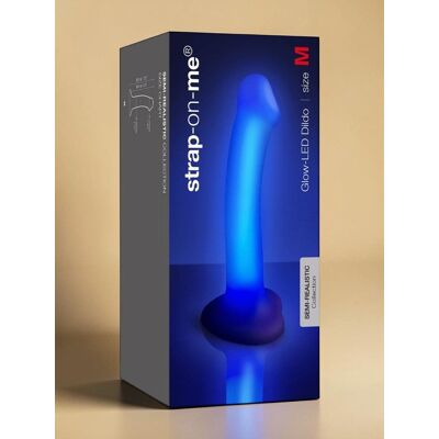 Strap-On-Me Dildo Glow Led Taille M Strap-On-Me Dildo Glow Led Taille M