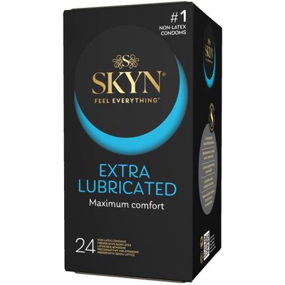 Unimil Skyn Préservatifs sans latex, extra lubrifiés - 24 pièces Unimil Skyn Préservatifs sans latex, extra lubrifiés - 24 pièces