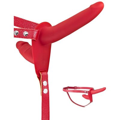 Fetish Tentation Double gode ceinture rouge Fetish Tentation Double gode ceinture rouge