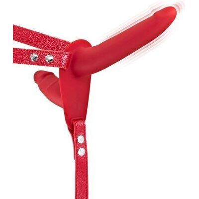 Fetish Tentation Double Gode Ceinture Rouge Vibrant USB Fetish Tentation Double Gode Ceinture Rouge Vibrant USB