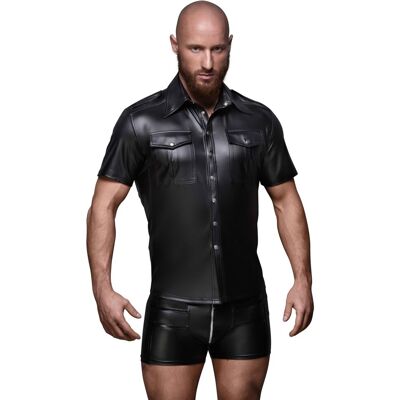 Noir HandMade H011 Chemise homme avec poches avant Noir HandMade H011 Chemise homme avec poches avant