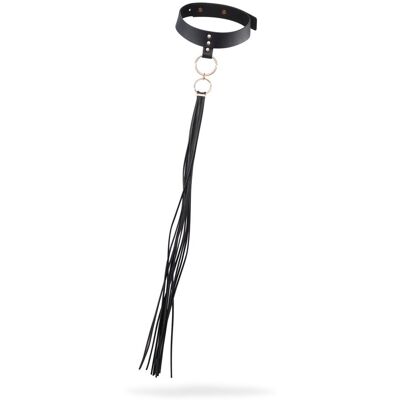 Bijoux Indiscrets Maze - Collier fouet noir Bijoux Indiscrets Maze - Collier fouet noir