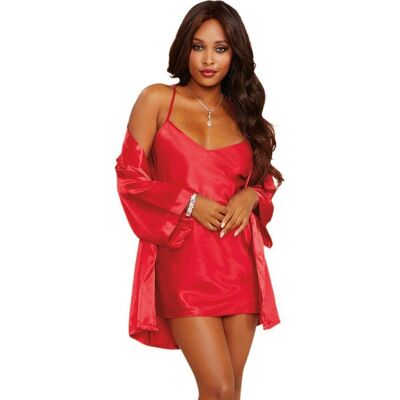 Dreamgirl Kimono satin - DG3717RED Dreamgirl Kimono satin - DG3717RED