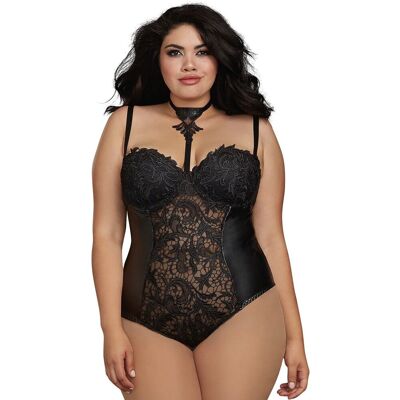 Dreamgirl Body string grande taille noir en dentelle - DG11869XBLK Dreamgirl Body string grande taille noir en dentelle - DG11869XBLK