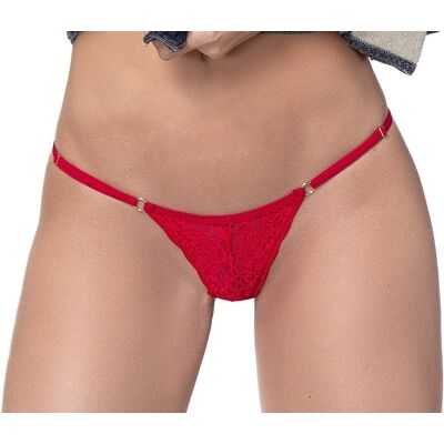Mapalé String dentelle rouge - MAL107RED Mapalé String dentelle rouge - MAL107RED