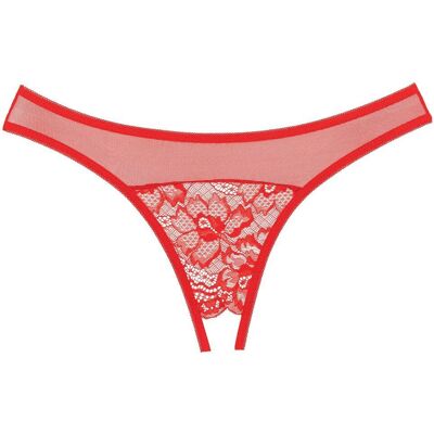 Allure Culotte rouge ouverte à l'entrejambe Allure Culotte rouge ouverte à l'entrejambe