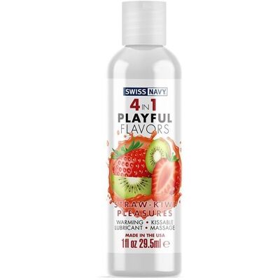 Swiss Navy - Straw-Kiwi Pleasures - Straw-Kiwi - 30 ml - Gel Lubrifiant Swiss Navy - Straw-Kiwi Pleasures - Straw-Kiwi - 30 ml - Gel Lubrifiant