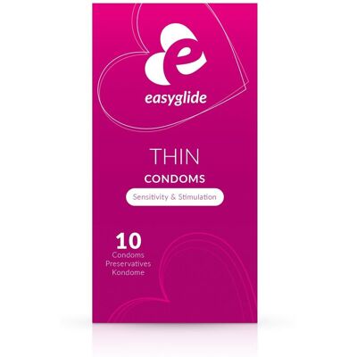 EasyGlide - Préservatifs ultra fins - 10 pièces EasyGlide - Préservatifs ultra fins - 10 pièces