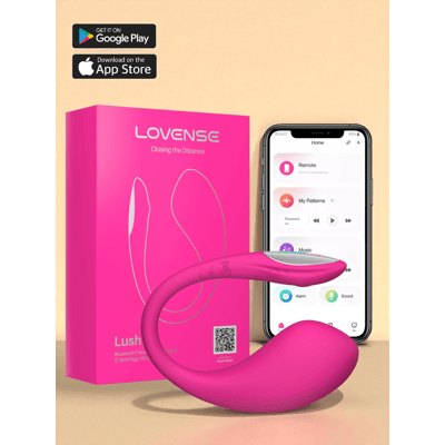 Œuf vibrant contrôlé par application Lovense Lush 4 - Rose Œuf vibrant contrôlé par application Lovense Lush 4 - Rose