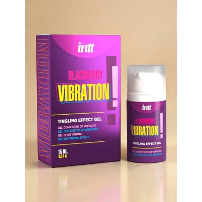 Intt Gel stimulant intime effet vibratoire saveur mûre Intt Gel stimulant intime effet vibratoire saveur mûre