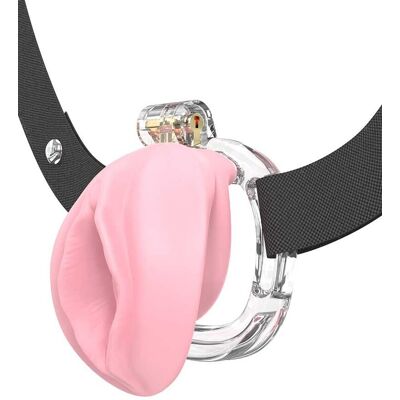 Rimba P-Cage PC10 - Cage à pénis Chatte - Transparent, Rose Rimba P-Cage PC10 - Cage à pénis Chatte - Transparent, Rose