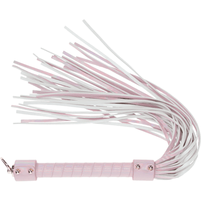 Ouch! Collection Paris Flogger - Cuir BDSM Rose Or Ouch! Collection Paris Flogger - Cuir BDSM Rose Or
