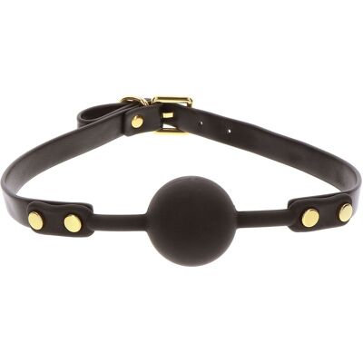 Taboom Gag de Bondage Noir - Accessoire de Restriction Kinky Taboom Gag de Bondage Noir - Accessoire de Restriction Kinky