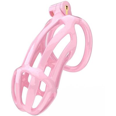 Rimba Cage de Chasteté à Pénis - L - Pink - PC02 Rimba Cage de Chasteté à Pénis - L - Pink - PC02