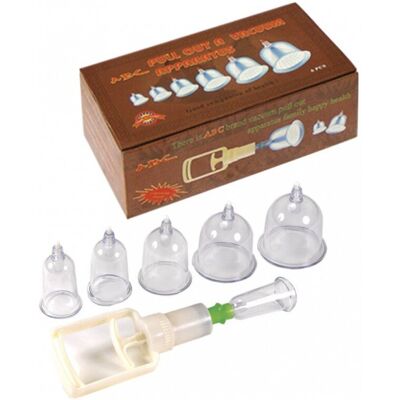 Rimba - Ventouses - Set de 6 pièces - Équipement de thérapie de ventouses Rimba - Ventouses - Set de 6 pièces - Équipement de thérapie de ventouses