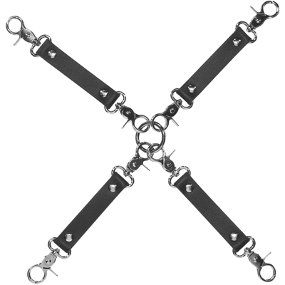 Ouch Croix d'Attaches pour Menottes - Collection Venice - Noir Ouch Croix d'Attaches pour Menottes - Collection Venice - Noir