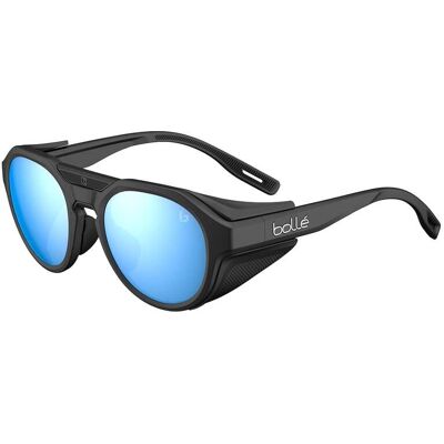 Bollé - Lunettes de soleil polarisées - Ascender Black Matte - Sky Blue Polarized en Nylon - Noir Bollé - Lunettes de soleil polarisées - Ascender Black Matte - Sky Blue Polarized en Nylon - Noir