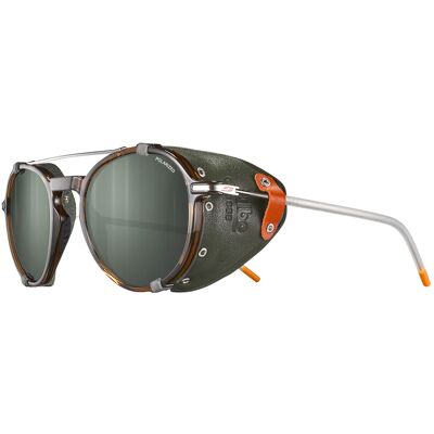 Julbo - Lunettes de soleil - Legacy Marron/Kaki/Orange Spectron 3 Polarized en Cuir Julbo - Lunettes de soleil - Legacy Marron/Kaki/Orange Spectron 3 Polarized en Cuir