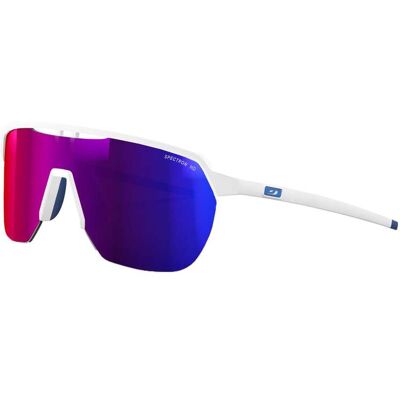 Julbo - Lunettes de soleil - Frequency Blanc/Bleu Spectron HD 3 Julbo - Lunettes de soleil - Frequency Blanc/Bleu Spectron HD 3