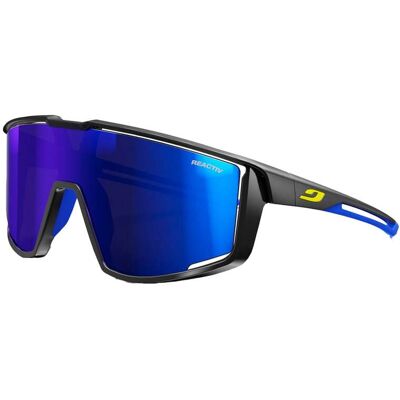 Julbo - Lunettes de soleil - Fury Noir/Bleu Reactiv 1-3 High Contrast Julbo - Lunettes de soleil - Fury Noir/Bleu Reactiv 1-3 High Contrast