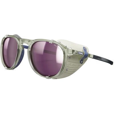 Julbo - Lunettes de soleil polarisées - Millenium Vert Army/Bleu Plz 3 HD en Cuir Julbo - Lunettes de soleil polarisées - Millenium Vert Army/Bleu Plz 3 HD en Cuir