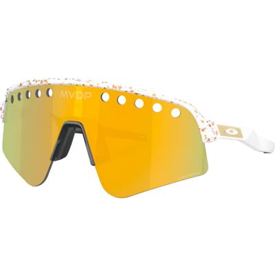 Oakley - Lunettes de soleil - Sutro Lite Sweep Mvdp Bronze Splatter Prizm 24K - Blanc Oakley - Lunettes de soleil - Sutro Lite Sweep Mvdp Bronze Splatter Prizm 24K - Blanc