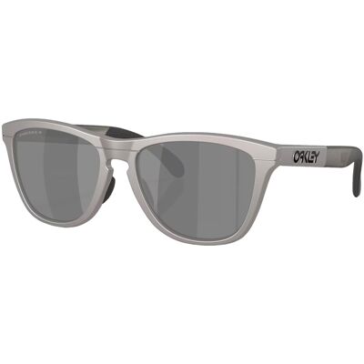 Oakley - Lunettes de soleil polarisantes - Frogskins Range Titanium/Prizm Black Polar pour Homme - Gris Oakley - Lunettes de soleil polarisantes - Frogskins Range Titanium/Prizm Black Polar pour Homme - Gris